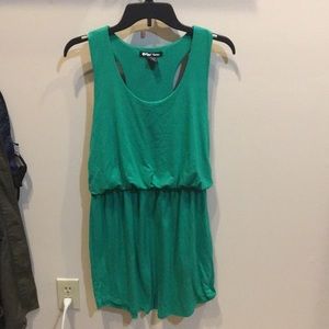 Green cotton dress